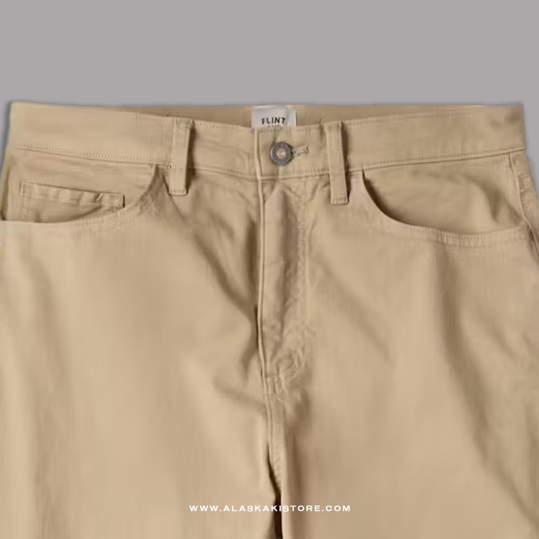 Twill Pants Slim Fit Khaki FT5020