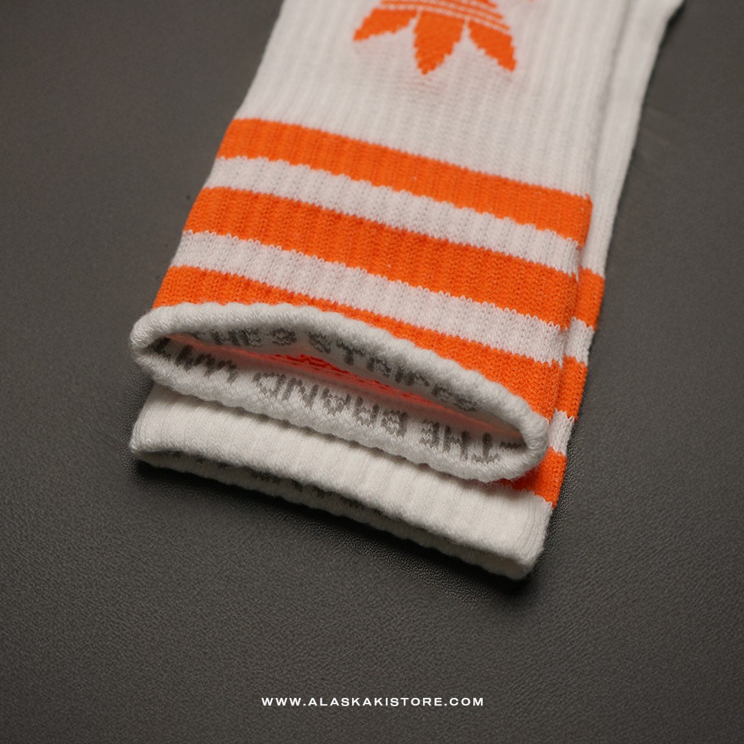 Stripes Crew Socks Orange Stripe AD9008