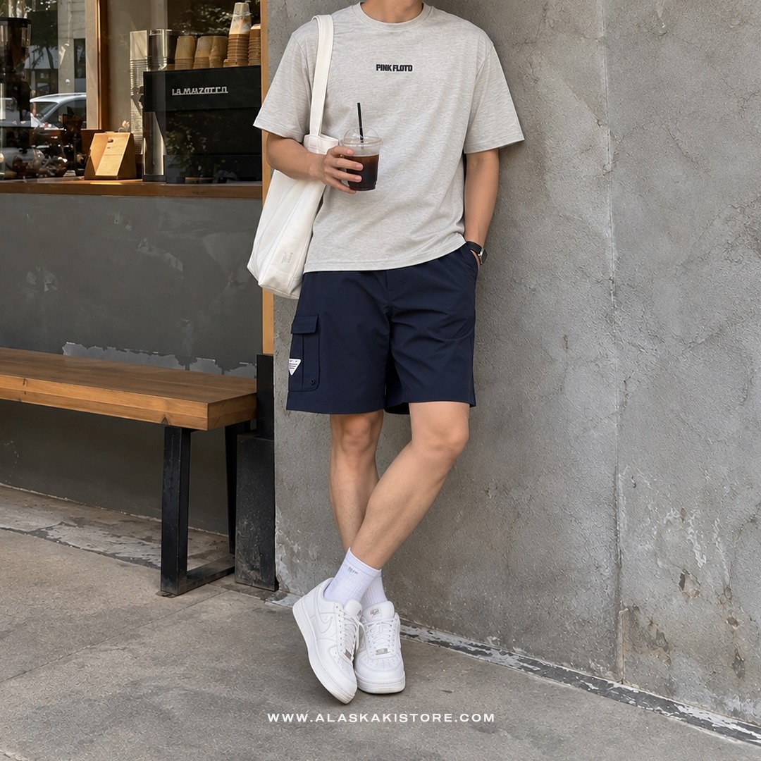 Cargo Short Pants Navy CO6011