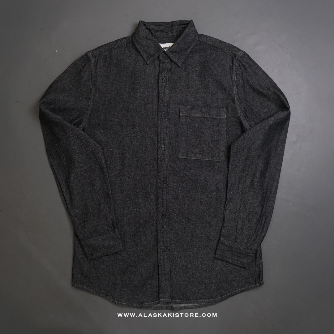 Long Sleeve Shirt Black Denim WR2019