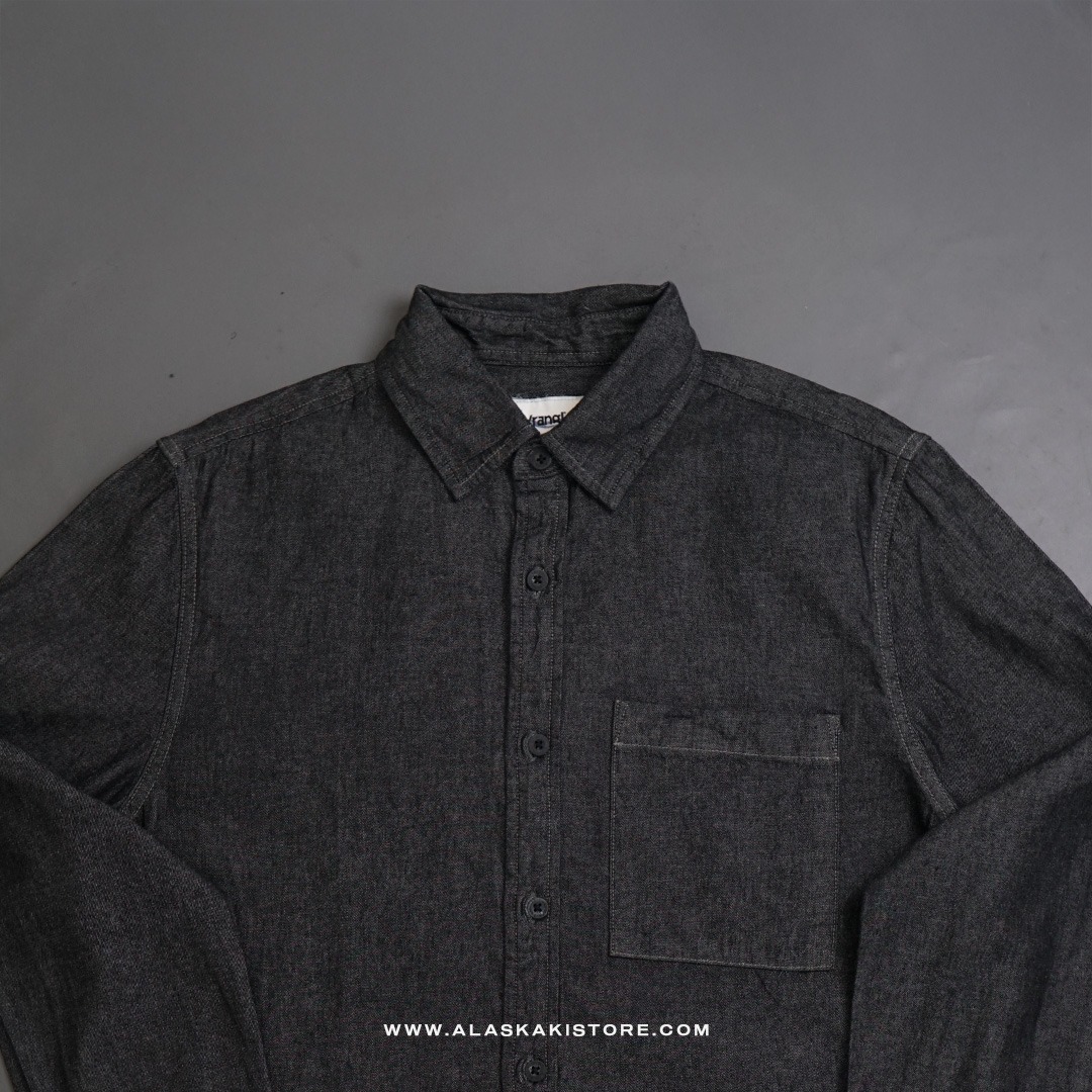 Long Sleeve Shirt Black Denim WR2019