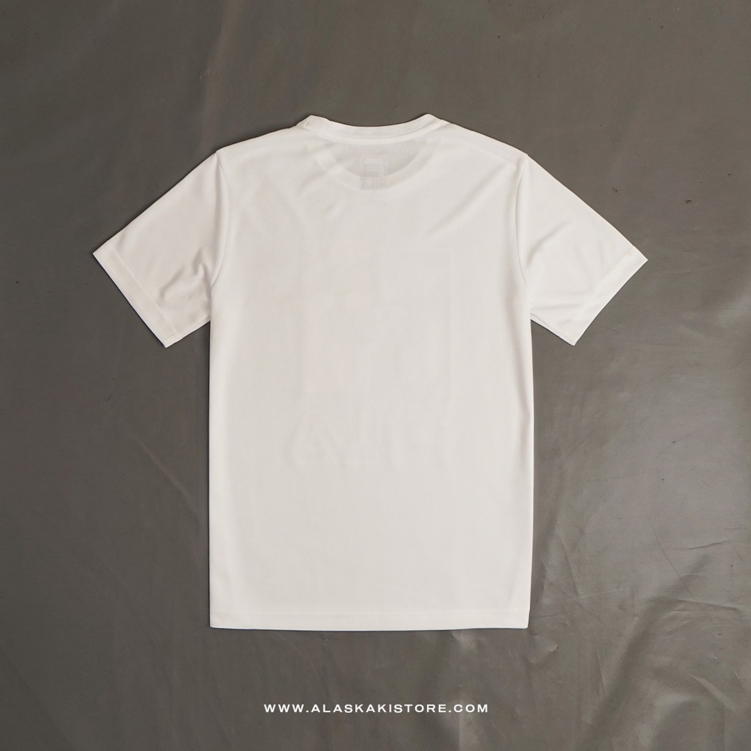 Quickdry Tshirt White Logo Orange FL4011