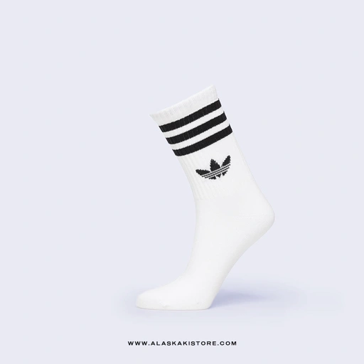 Image of Stripes Crew Socks Black Stripe AD9006