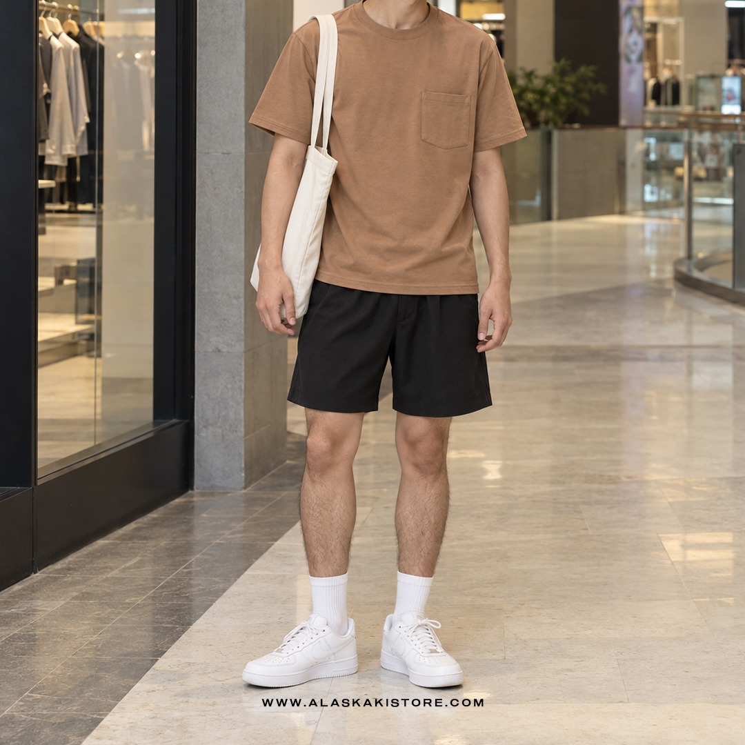 Pocket Tees Light Brown GA4079