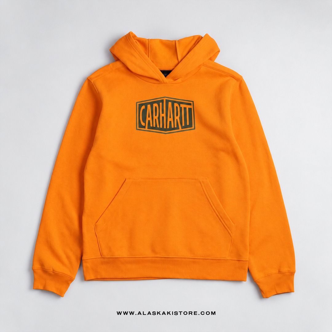 Pullover Hoodie Toddler Big Logo Orange CR1029