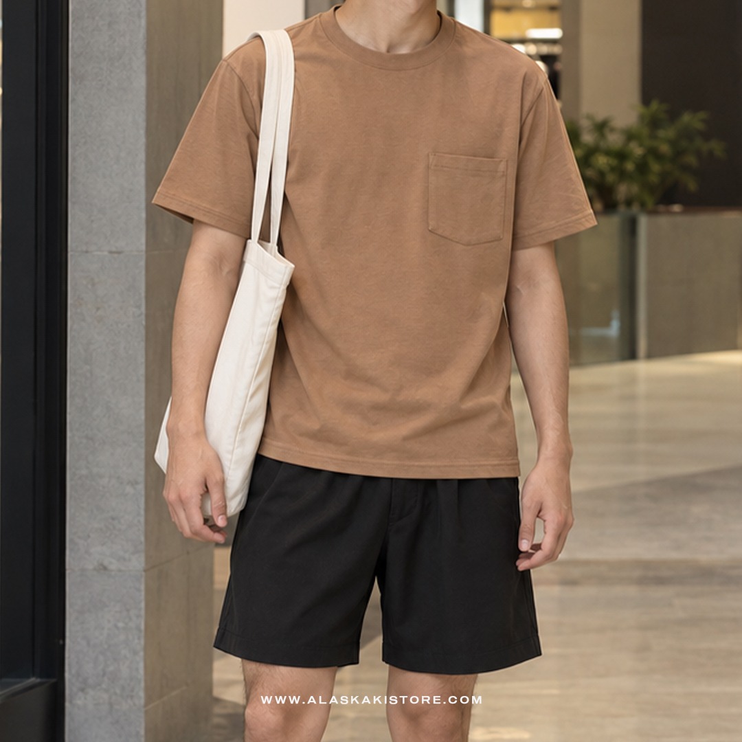 Pocket Tees Light Brown GA4079