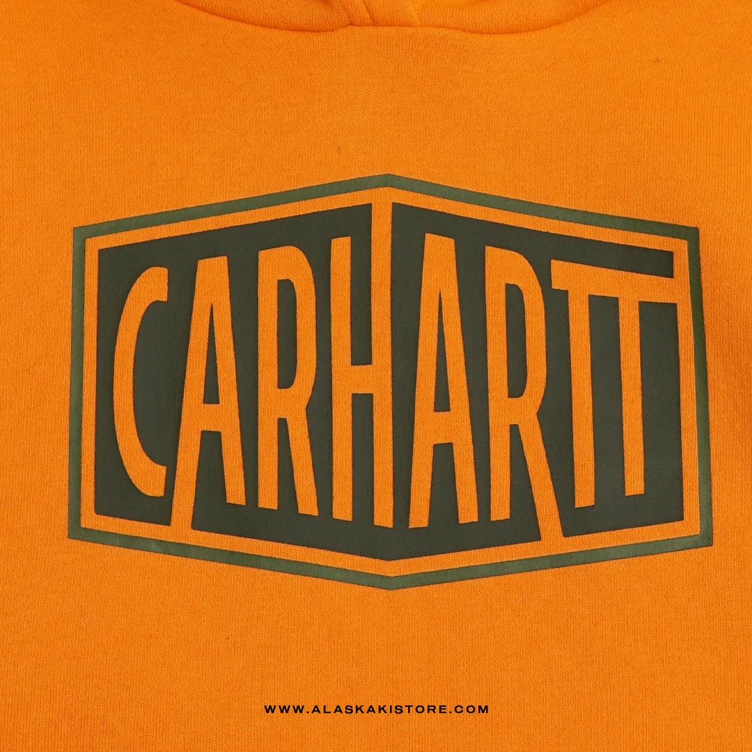 Pullover Hoodie Toddler Big Logo Orange CR1029