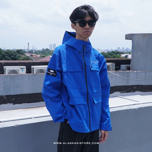 Image of Windbreaker Jacket Blue PF1001