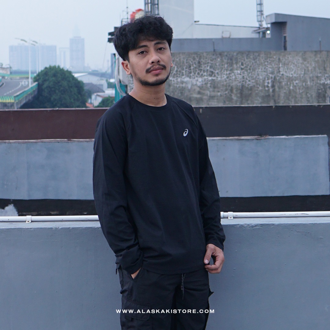 Long Sleeve Running Shirt Black AS4004