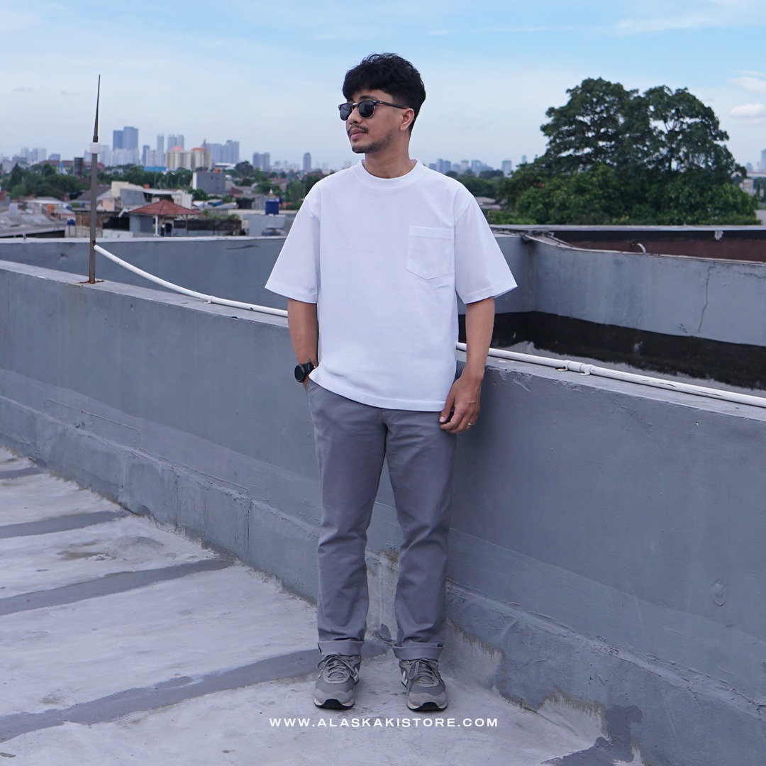 Straight Fit Chino Pants Grey ON5107