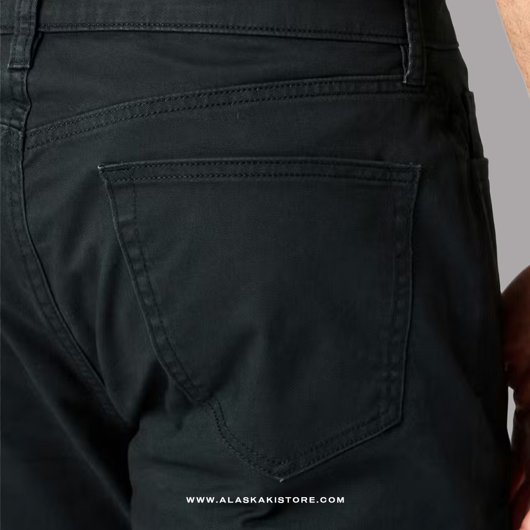 Twill Pants Slim Fit Dark Grey FT5023