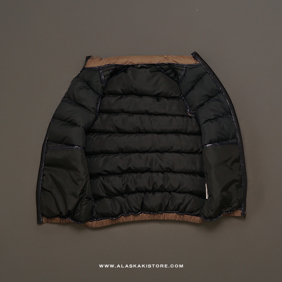 Puffer Vest Jacket Khaki BS1011