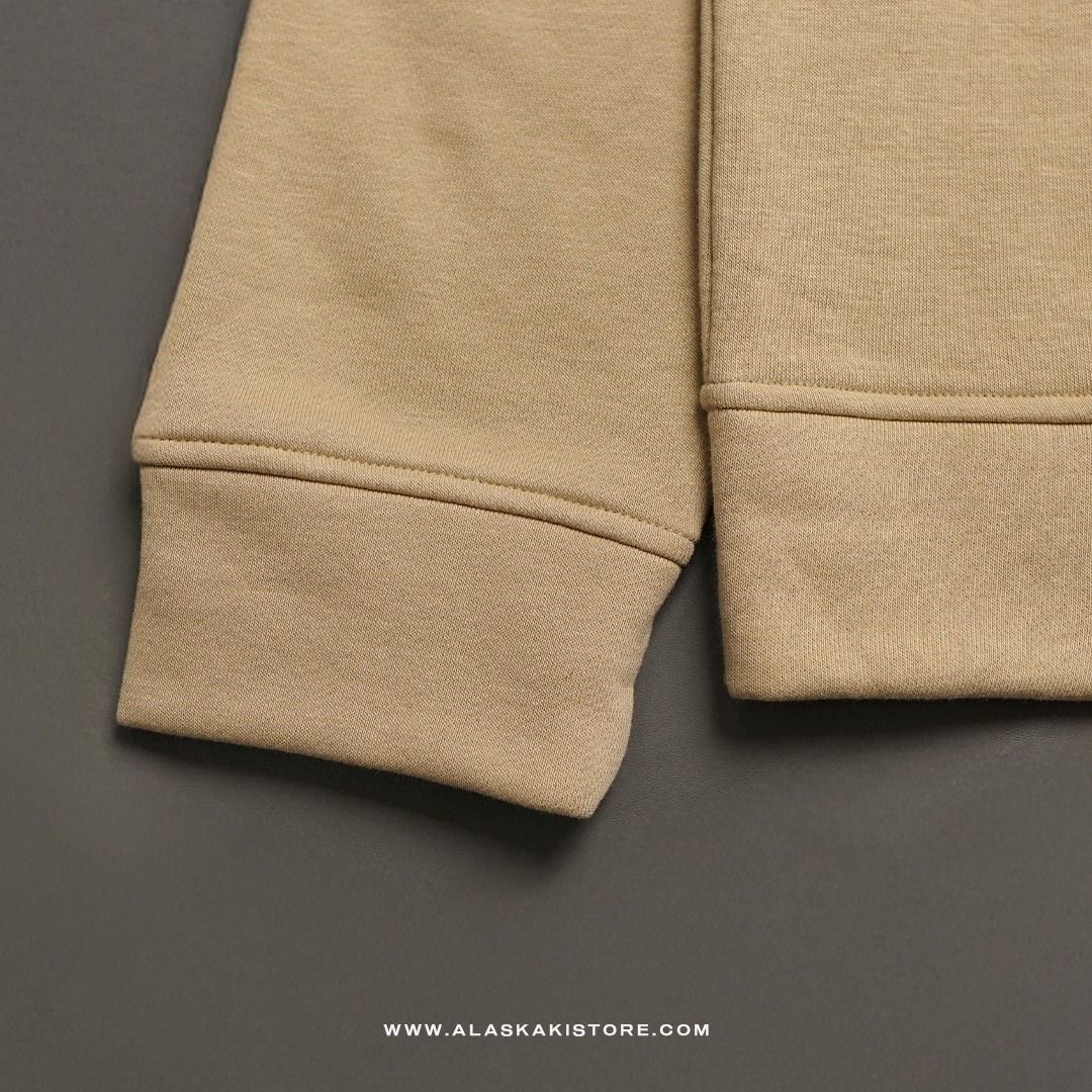 Half Zip Sweatshirt Khaki NC1011