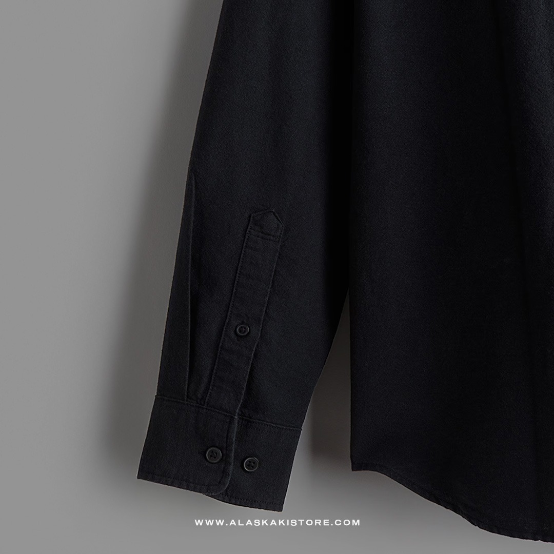 Regular Fit Oxford Shirt Black HM2031
