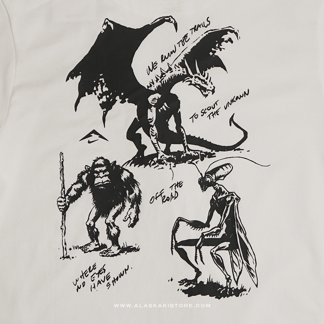 Trail Running Tshirt Off White NK4002
