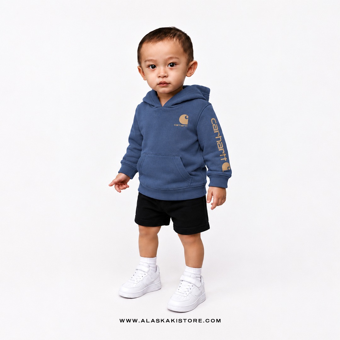 Pullover Hoodie Toddler Blue CR1027