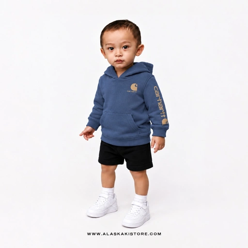 Pullover Hoodie Toddler Blue CR1027