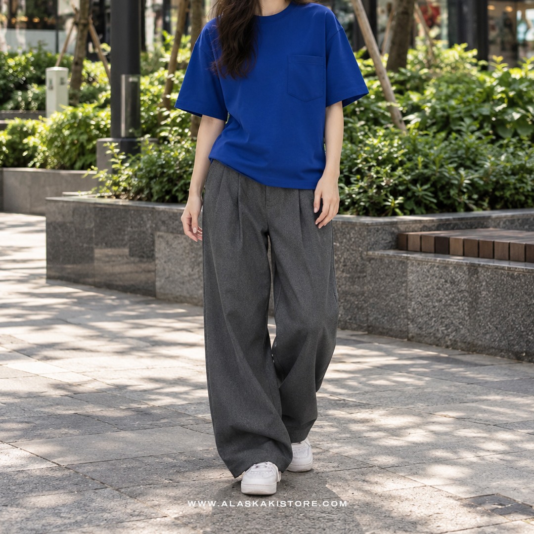 Heavyweight Oversized Tees Blue CI4057