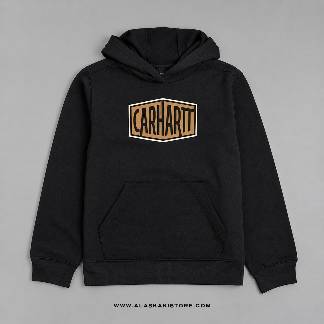 Pullover Hoodie Toddler Big Logo Black CR1028