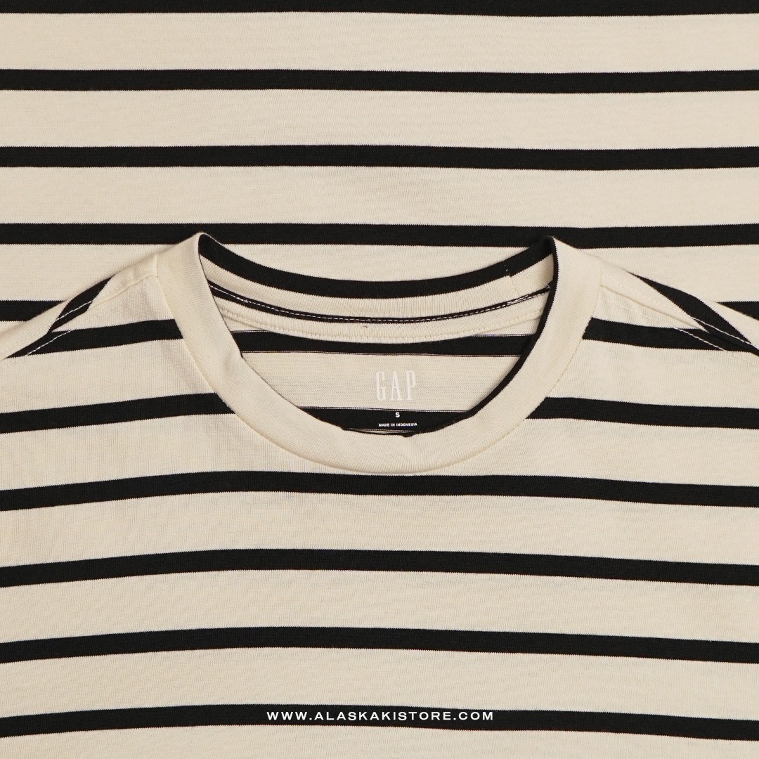 Pocket Tees Stripe Beige GA4081