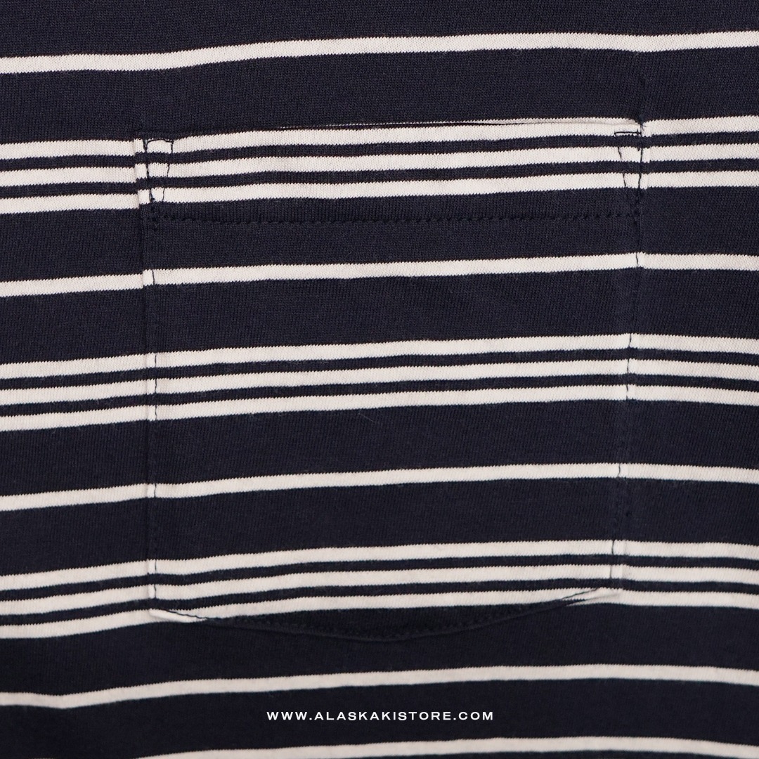 Pocket Tees Stripe Navy GA4082