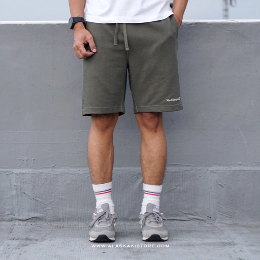 Image of Sweat Short Pants Olive MG6001