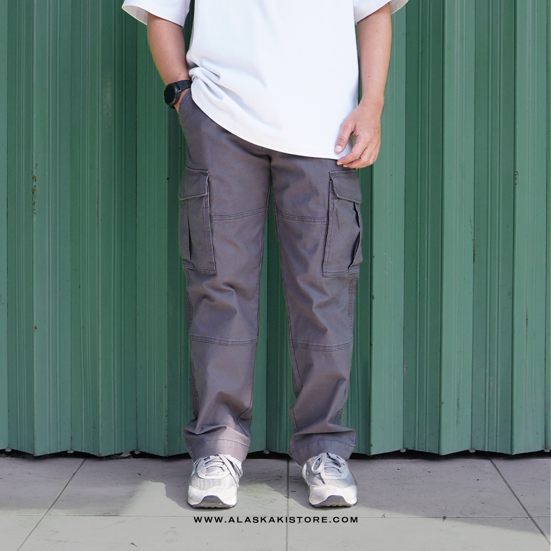 Loose Cargo Pants Grey ON5109