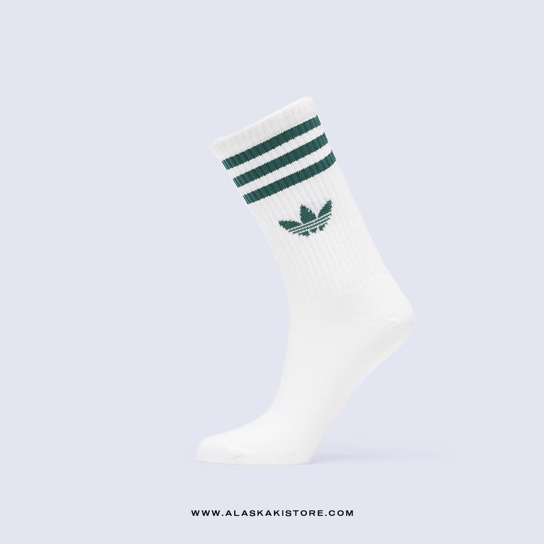 Stripes Crew Socks Green Stripe AD9007