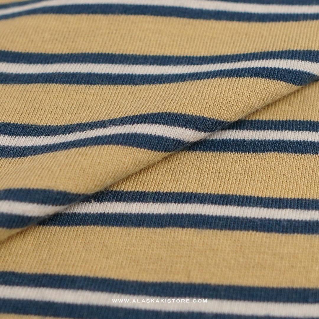 Stripe T-shirt Yellow White GF4045