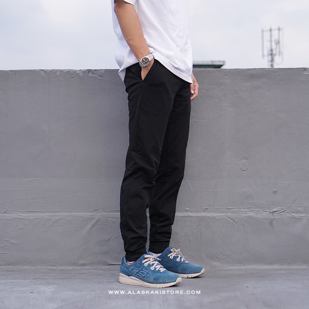 Dry stretch Jogger Pants Black GU5009