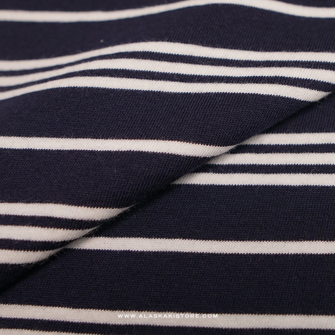 Pocket Tees Stripe Navy GA4082