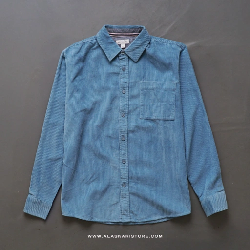 Image of Longsleeve Corduroy Shirt Light Blue SS2010
