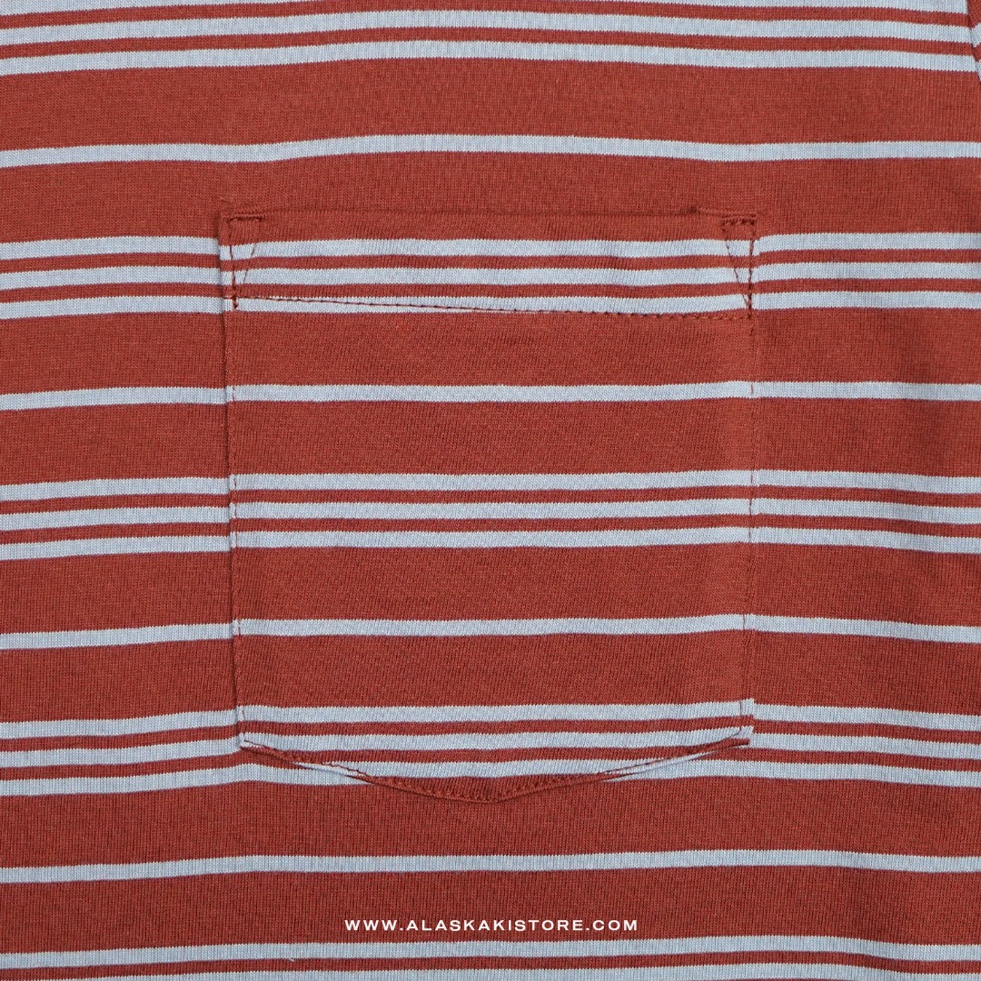 Pocket Tees Stripe Terracotta GA4084