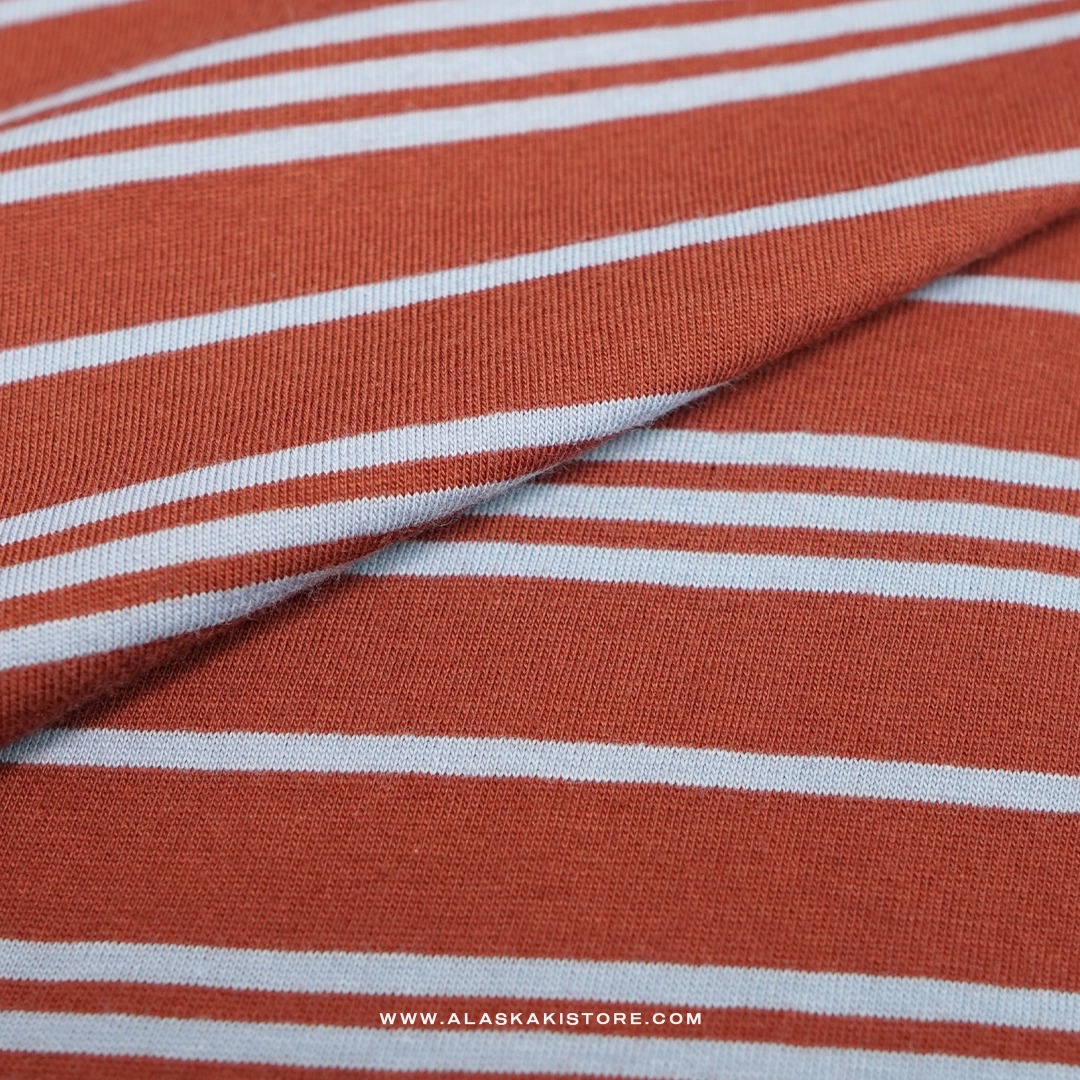 Pocket Tees Stripe Terracotta GA4084