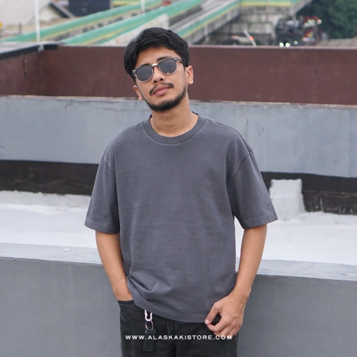 Image of Washed Boxy Tshirt Grey AP4024