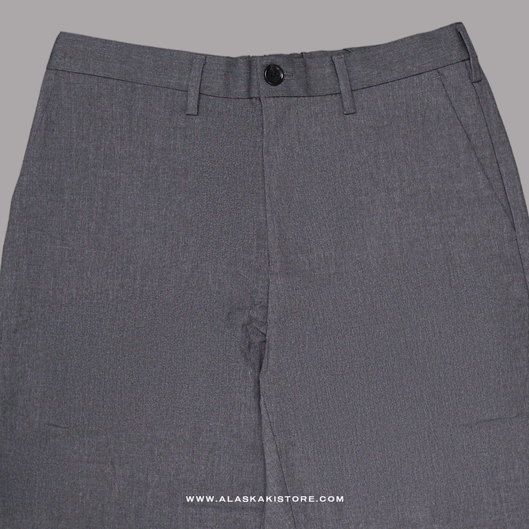 Stretch Easy Ankle Pants Dark Grey GU5030