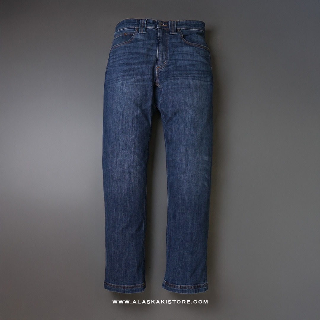 Relaxed Fit Denim Workpants Blue Washed DL5020
