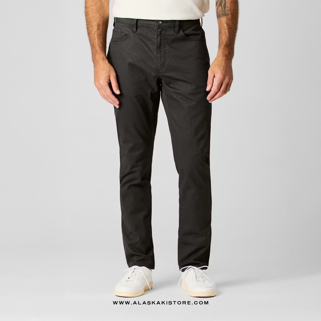 Twill Pants Slim Fit Charcoal FT5019