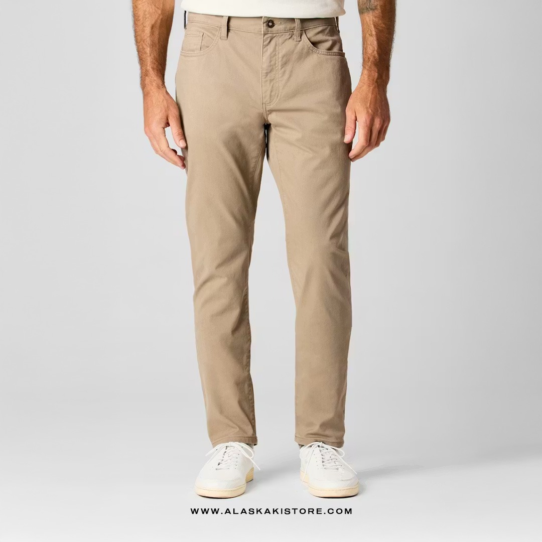 Twill Pants Slim Fit Khaki FT5020