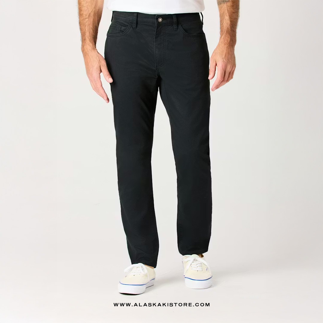 Twill Pants Slim Fit Dark Grey FT5023