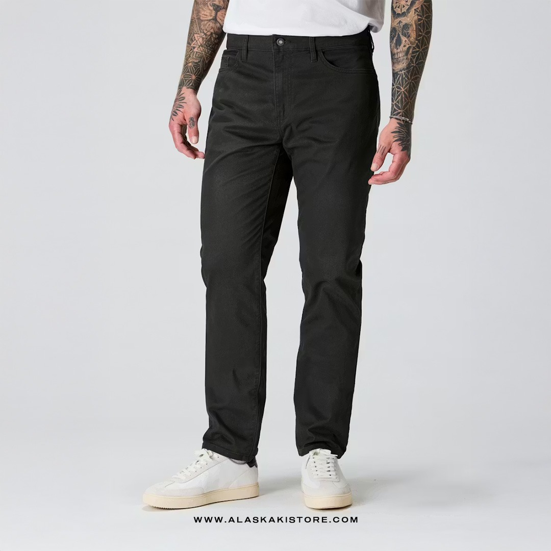 Twill Pants Straight Fit Charcoal FT5025