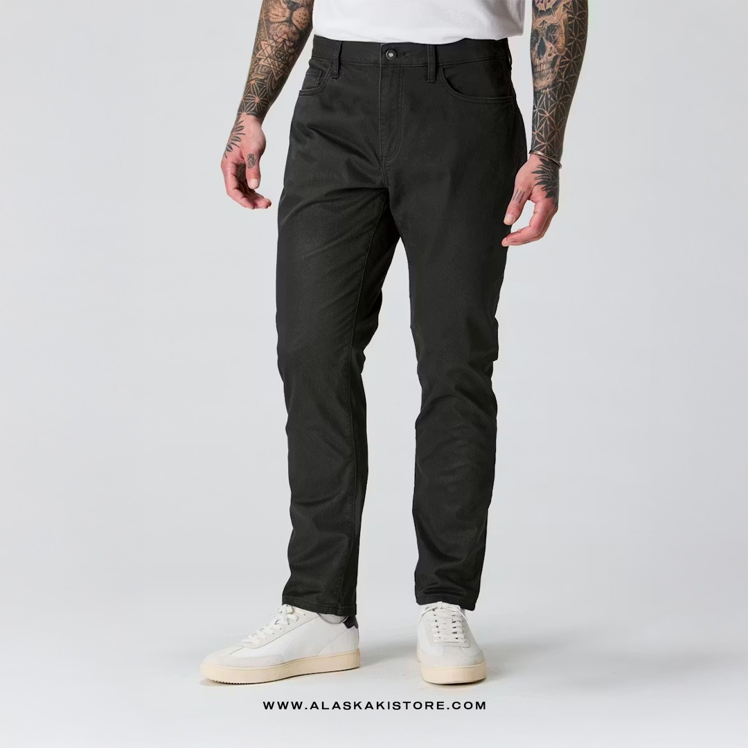 Twill Pants Athletic Tappered Fit Charcoal FT5014