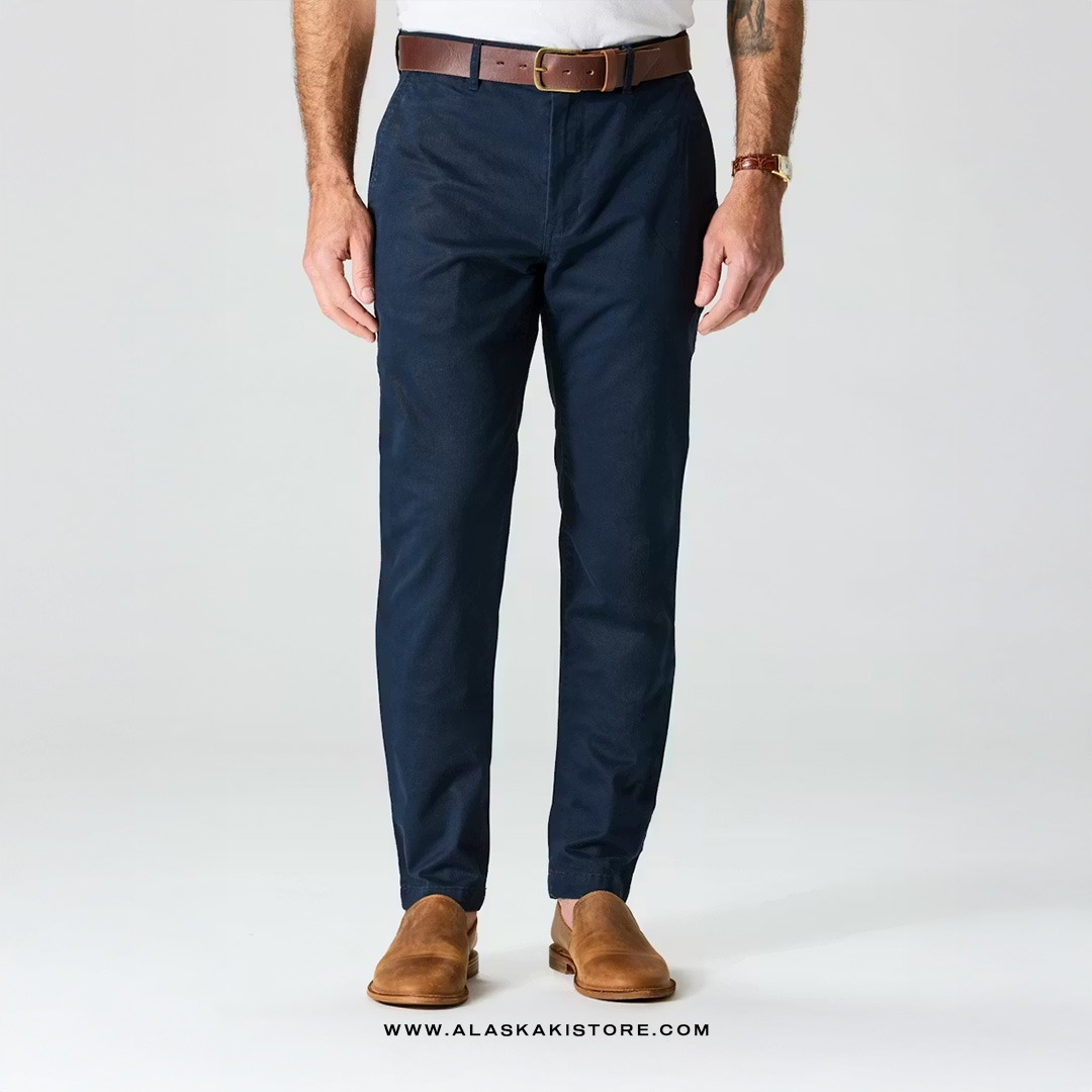Slim Fit Chino Pants Navy FT5036