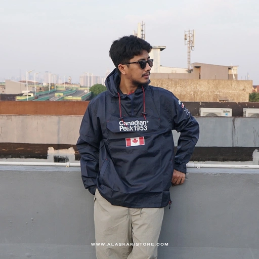 Image of Windbreaker Jacket Navy CD1002