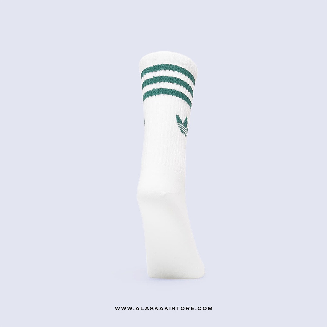 Stripes Crew Socks Green Stripe AD9007