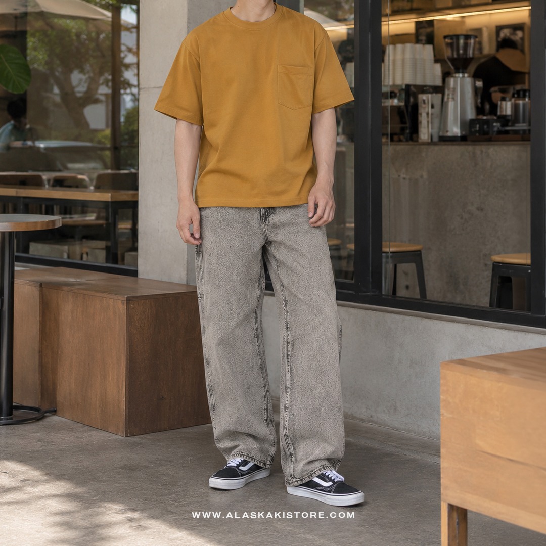 Heavyweight Oversized Tees Mustard CI4005