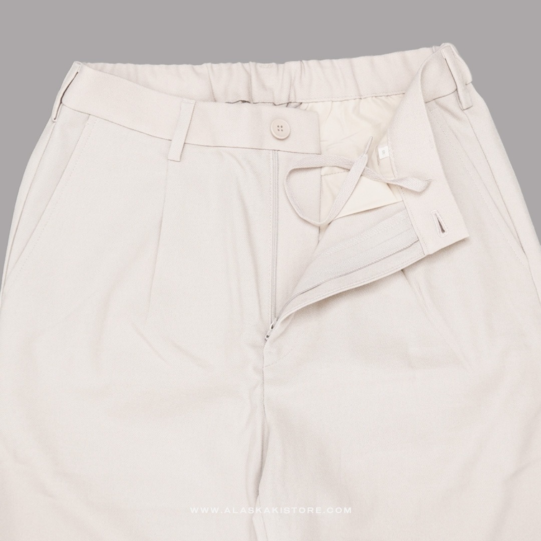 Wide Loose Pants Beige GU5028