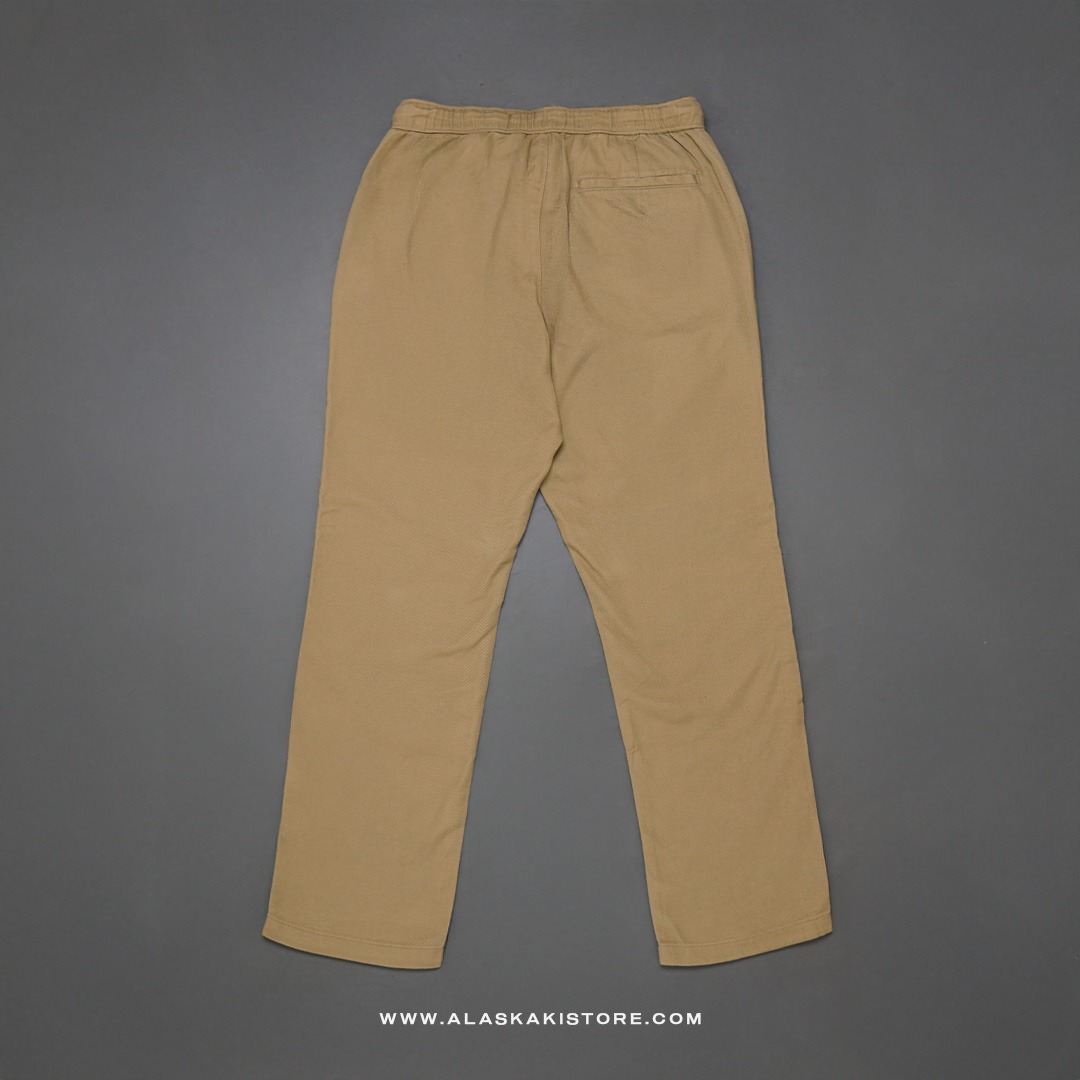 Straight Fit Linen Pants Brown ON5104