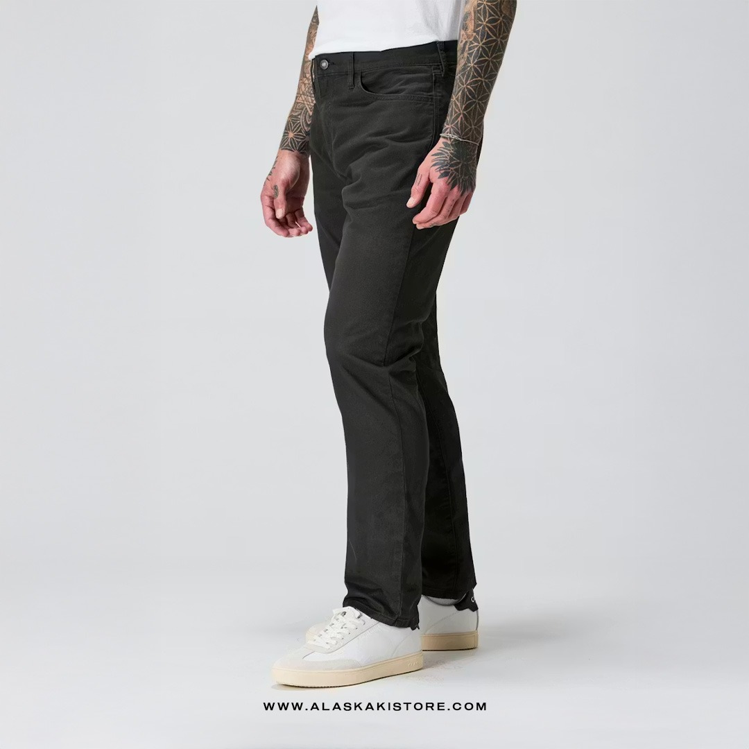 Twill Pants Straight Fit Charcoal FT5025