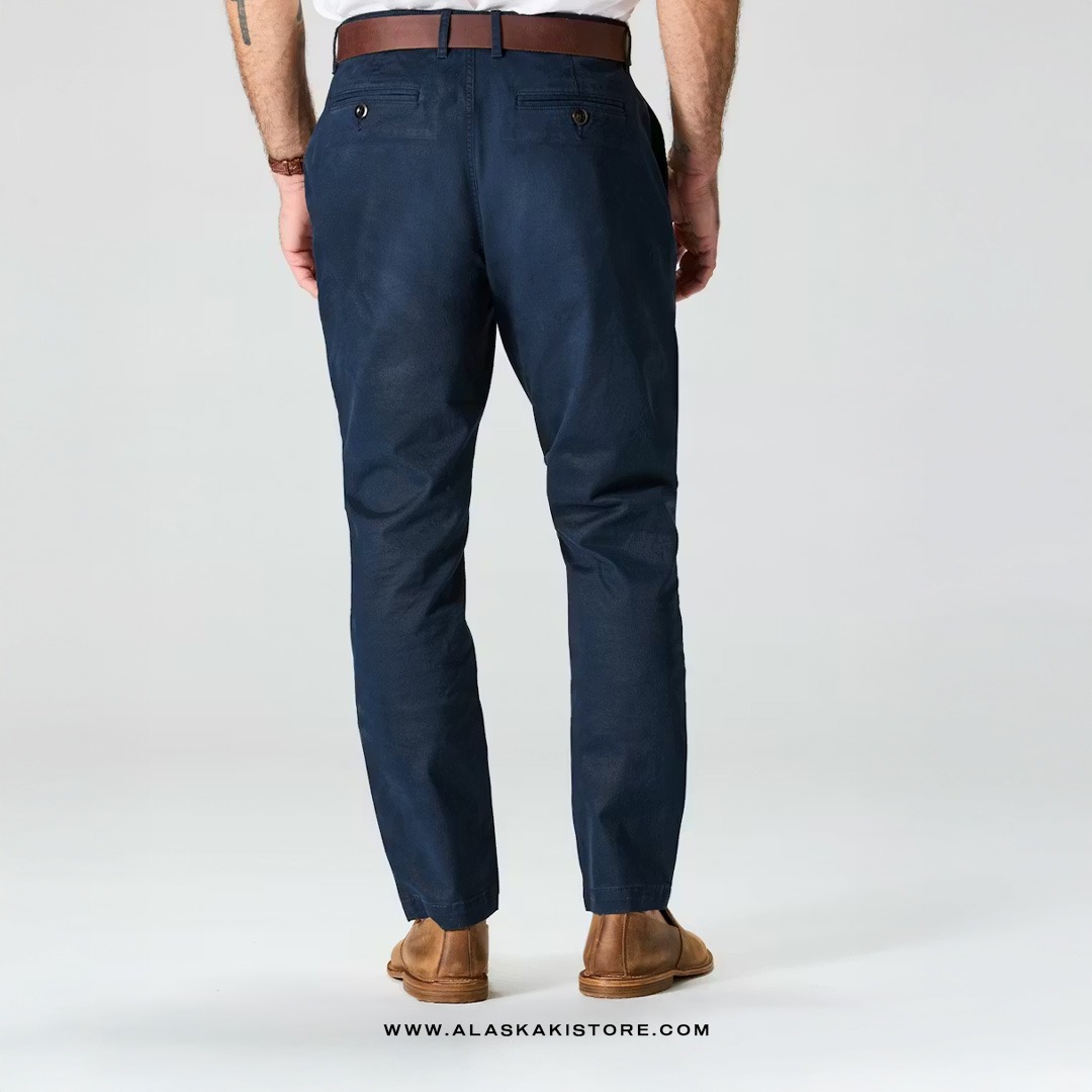 Athletic Tappered Fit Chino Pants Navy FT5029